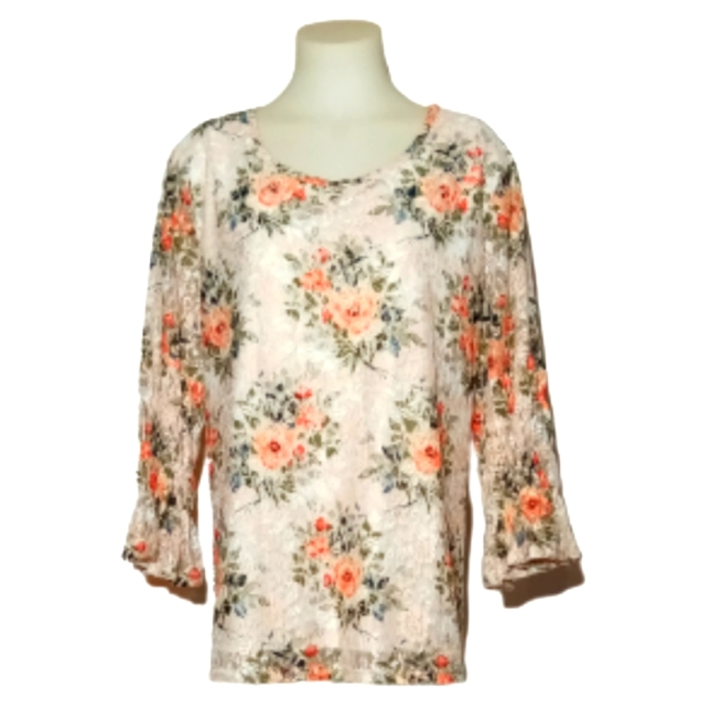 Cato Bell Sleeve Top Sz 22/24W